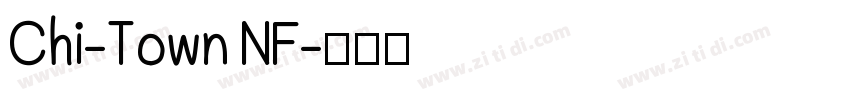 Chi-Town NF字体转换